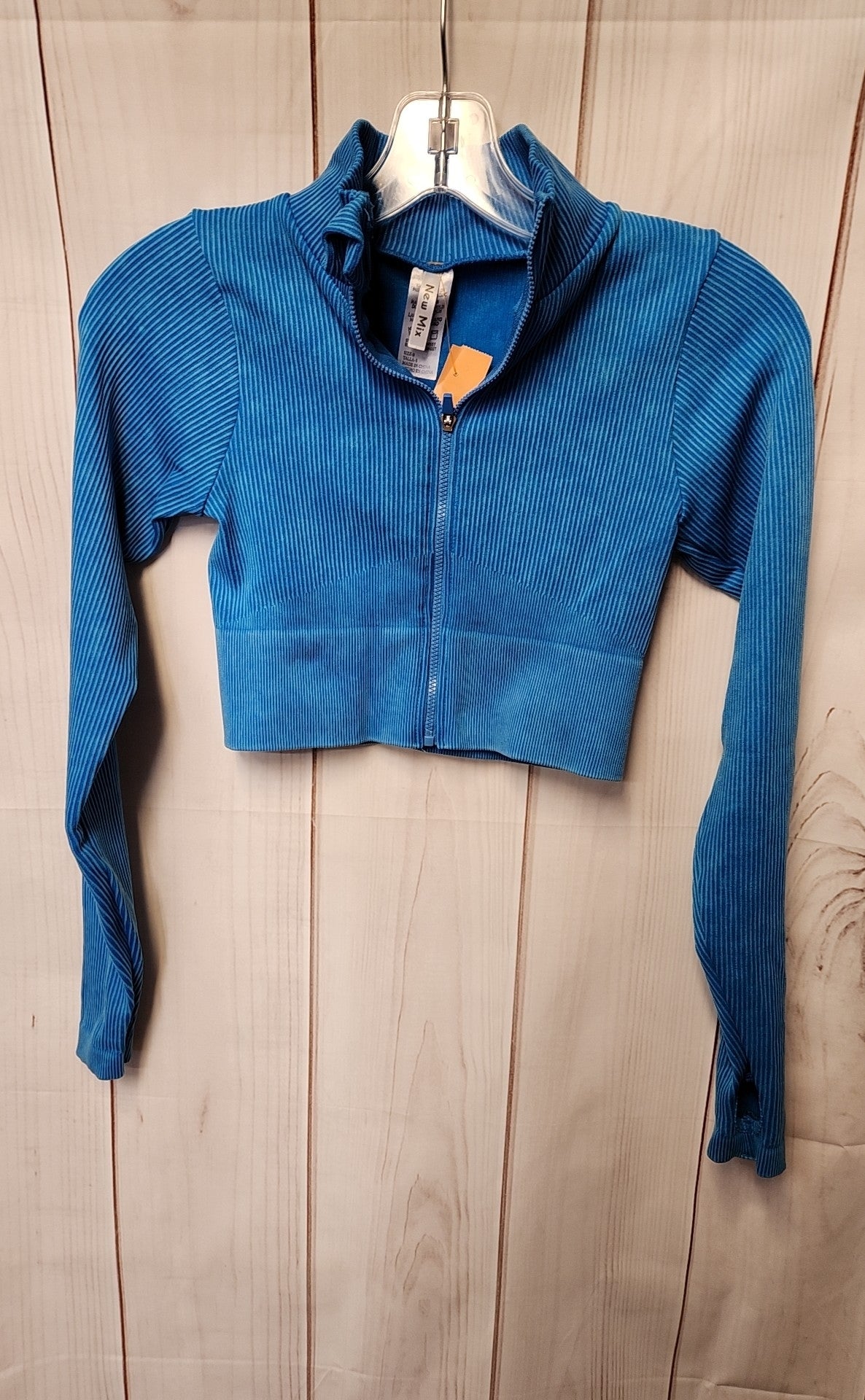 New Mix Women's Size S Blue Active Jacket