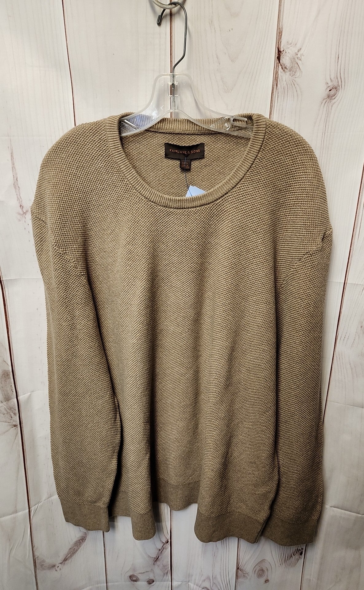 Fairlane & Sons Men's Size XXXL Brown Sweater