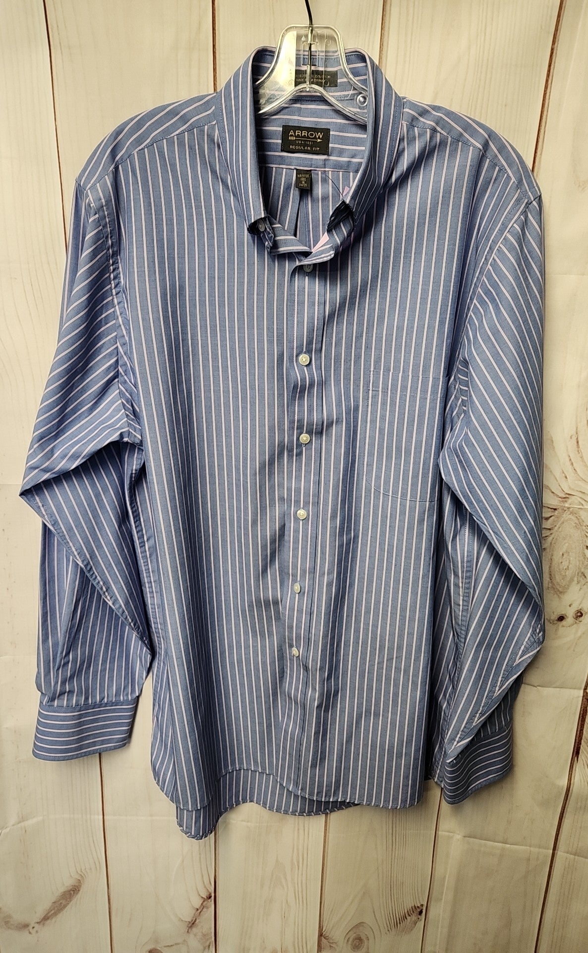 Arrow Men's Size L Blue Shirt