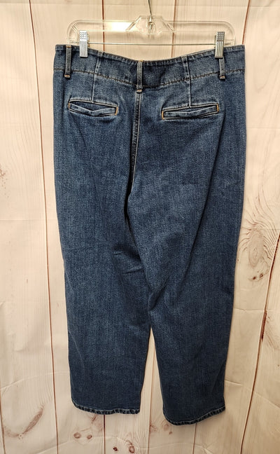 Banana Republic Women's Size 30 (9-10) Blue Jeans High Rise Straight Fit