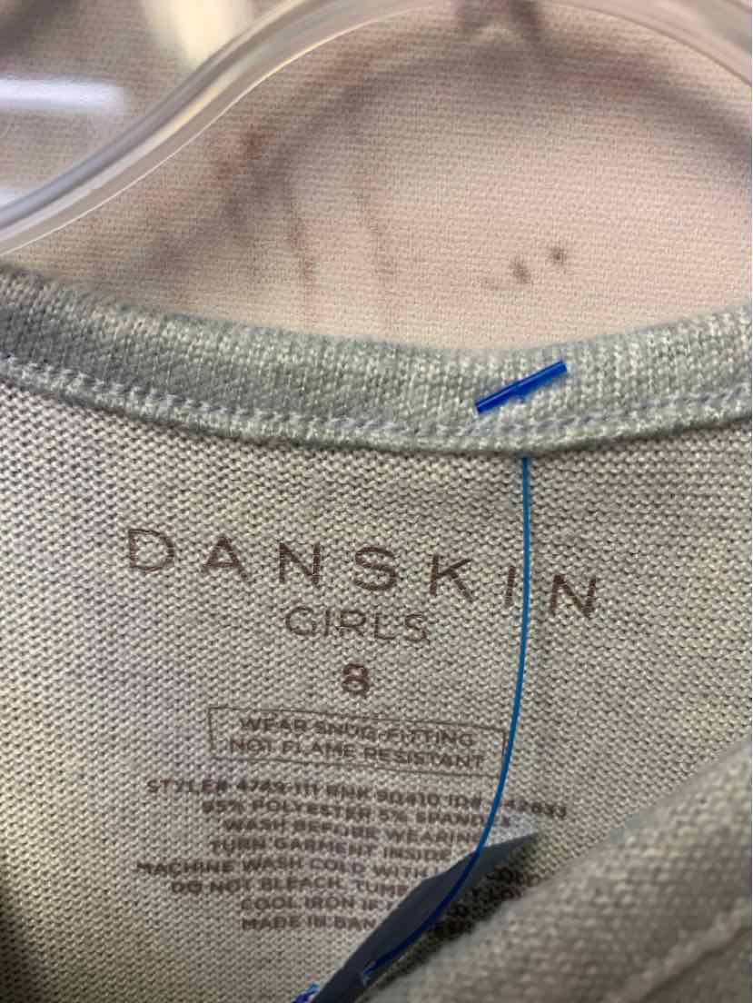 Danskin Girl's Size 8 Gray Sweatshirt