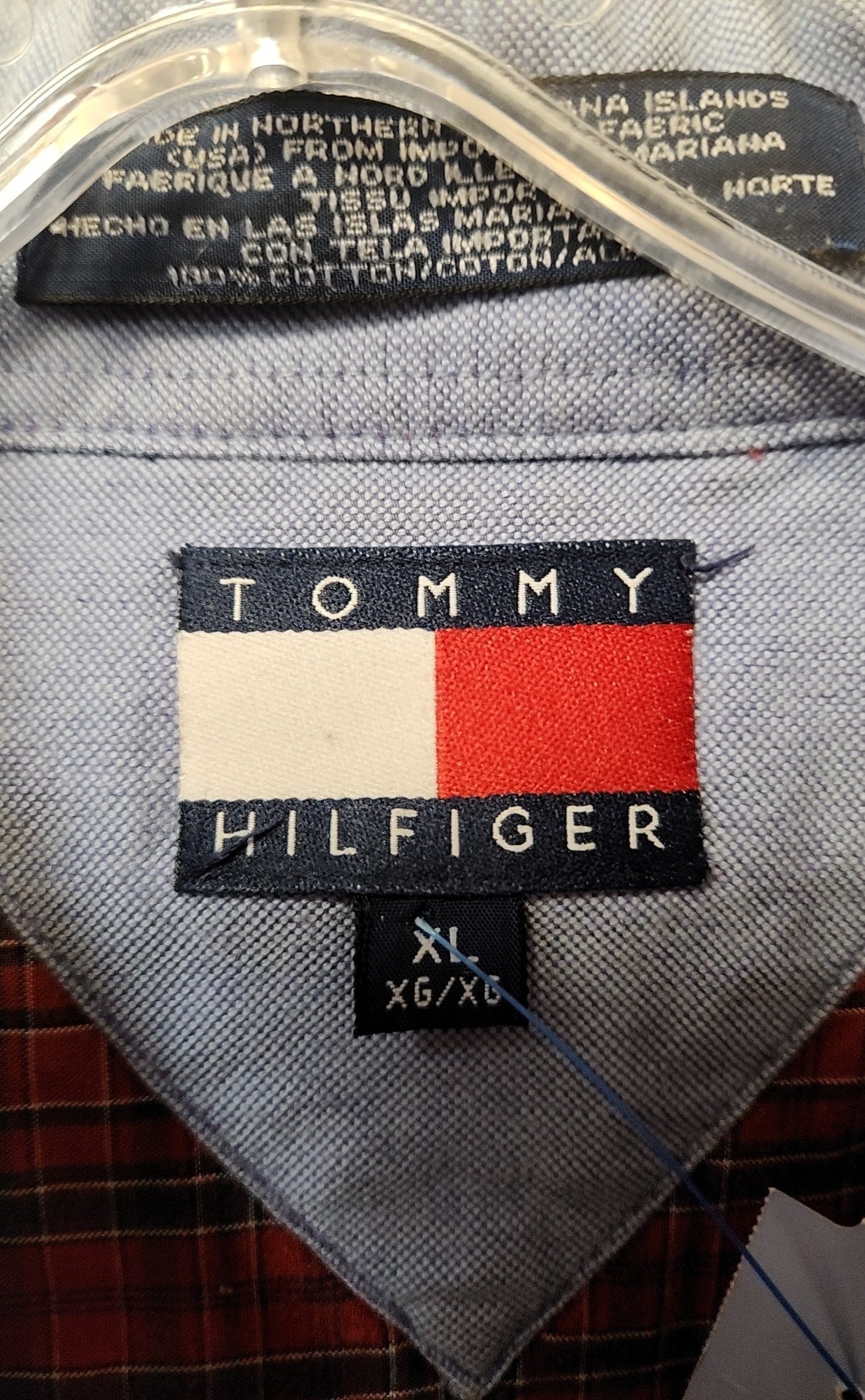 Tommy Hilfiger Men's Size XL Red Shirt