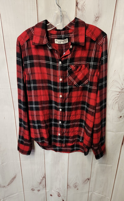 Abercrombie & Fitch Girl's Size 14 Red Shirt