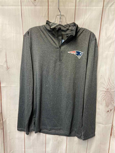 Patriots Women's Size S Gray Long Sleeve Top