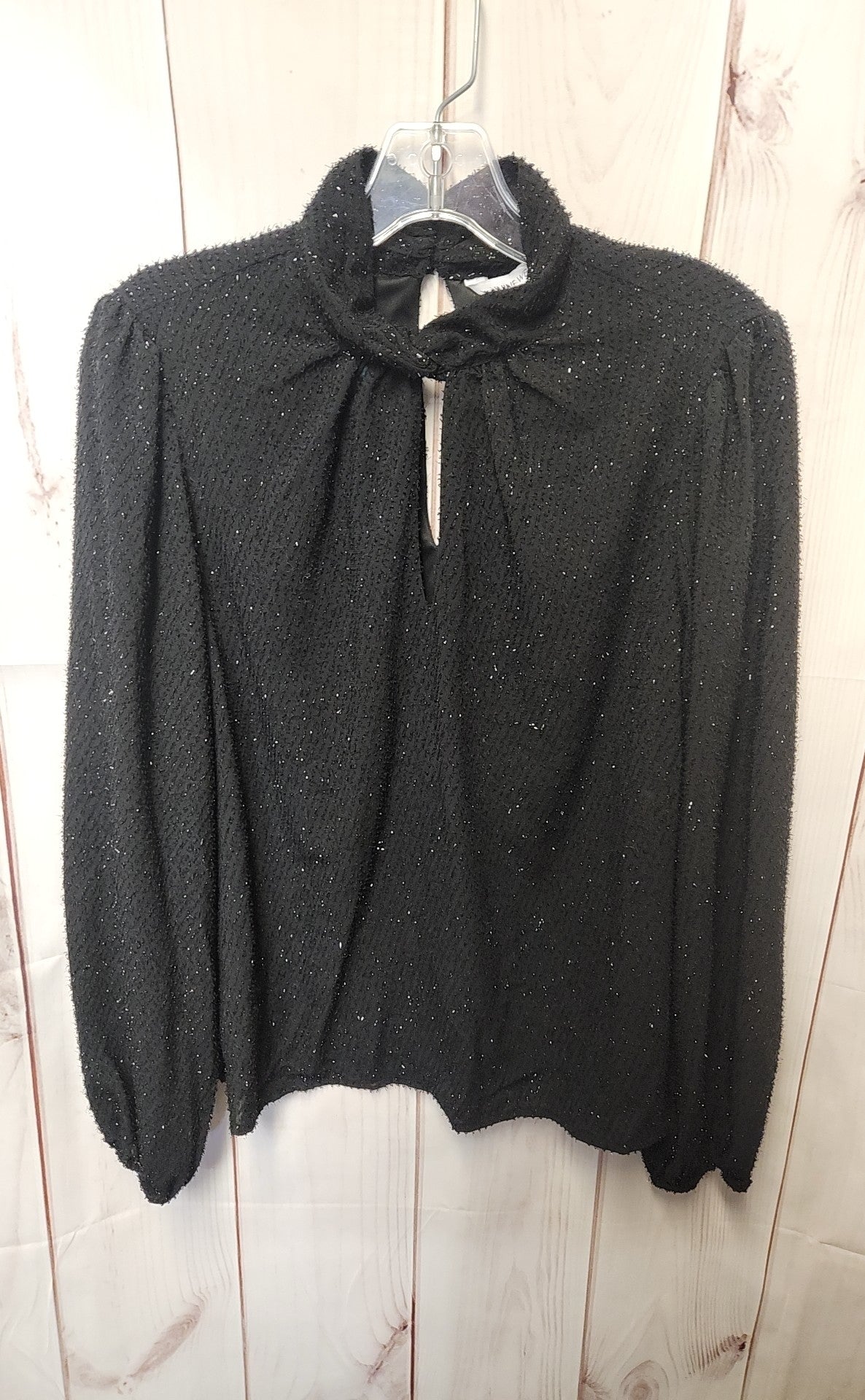 Nine West Women's Size M Black Long Sleeve Top