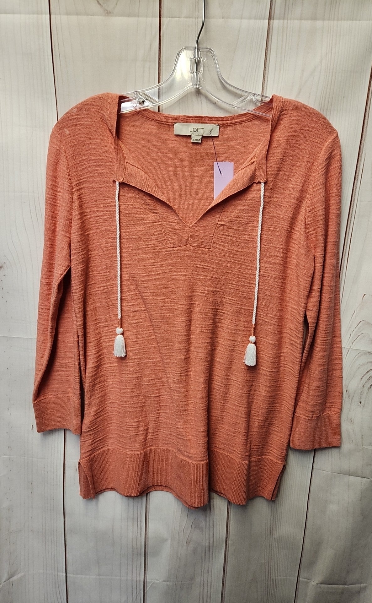 Loft Women's Size XS Peach Long Sleeve Top