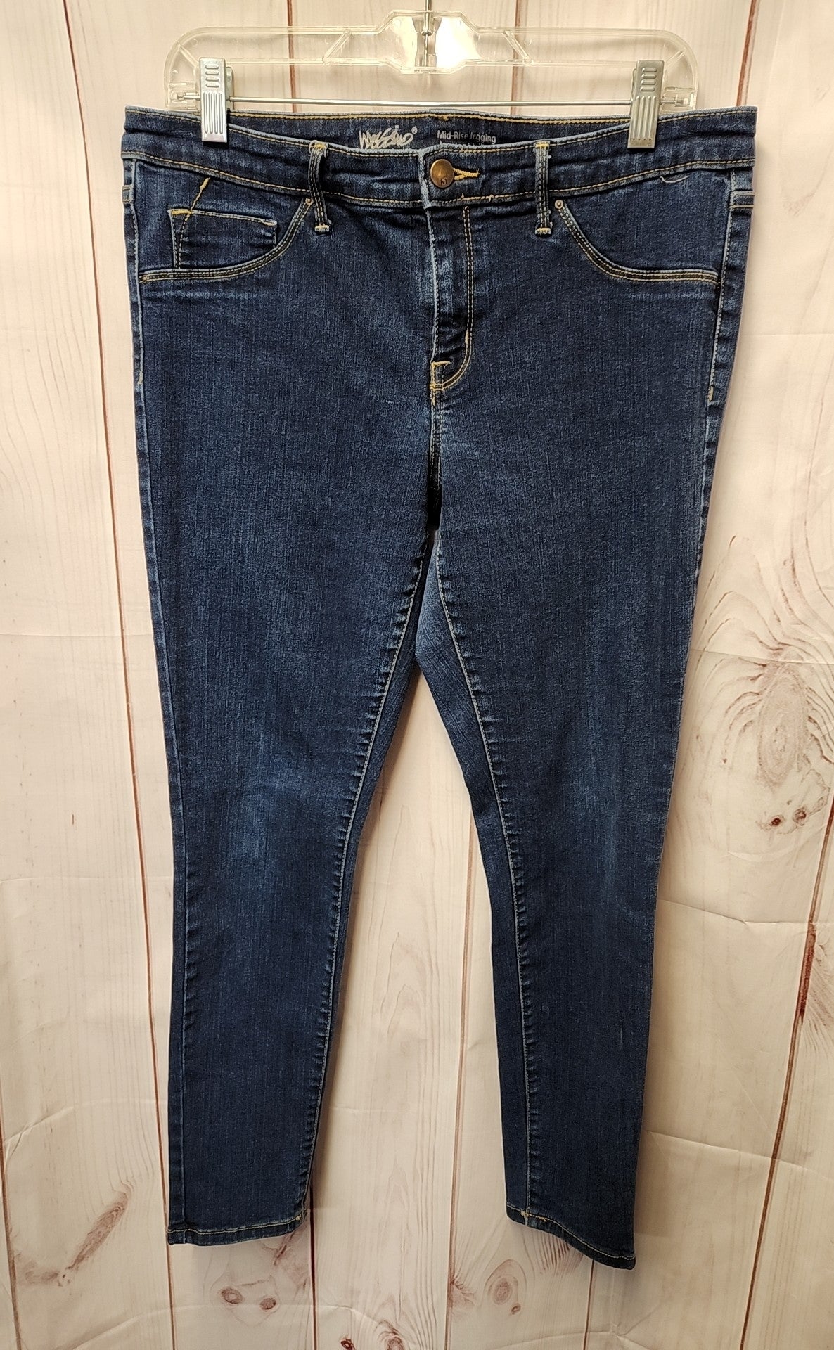 Mossimo Women's Size 32 (13-14) Blue Jeans Mid Rise Jegging