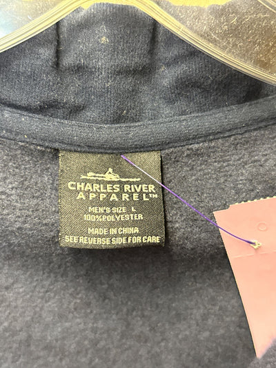 Charles River Men's Size L Navy Sweatshirt