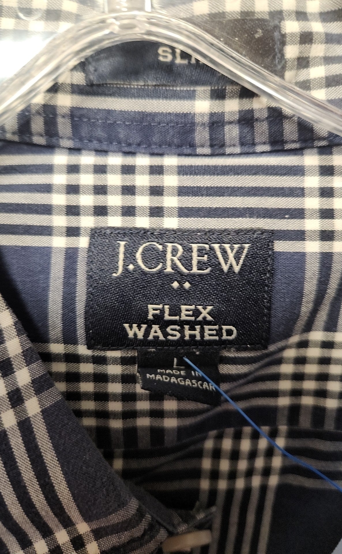 J Crew Men's Size L Blue Shirt