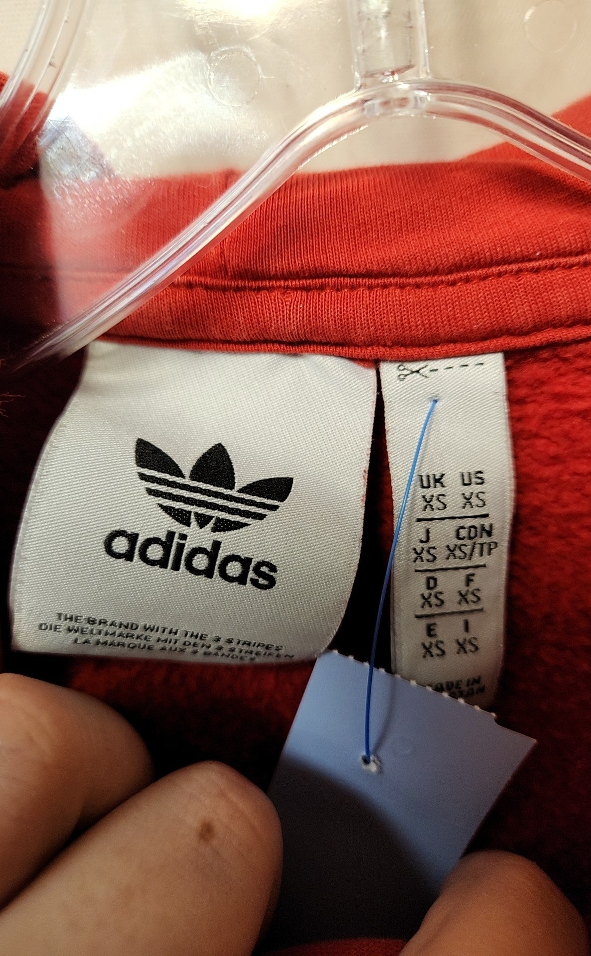 Adidas Women's Size XS Red Hoodie