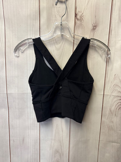 Lululemon Women's Size 4 Black Sports Bra