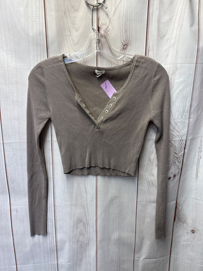 Garage Women's Size S Brown Long Sleeve Top