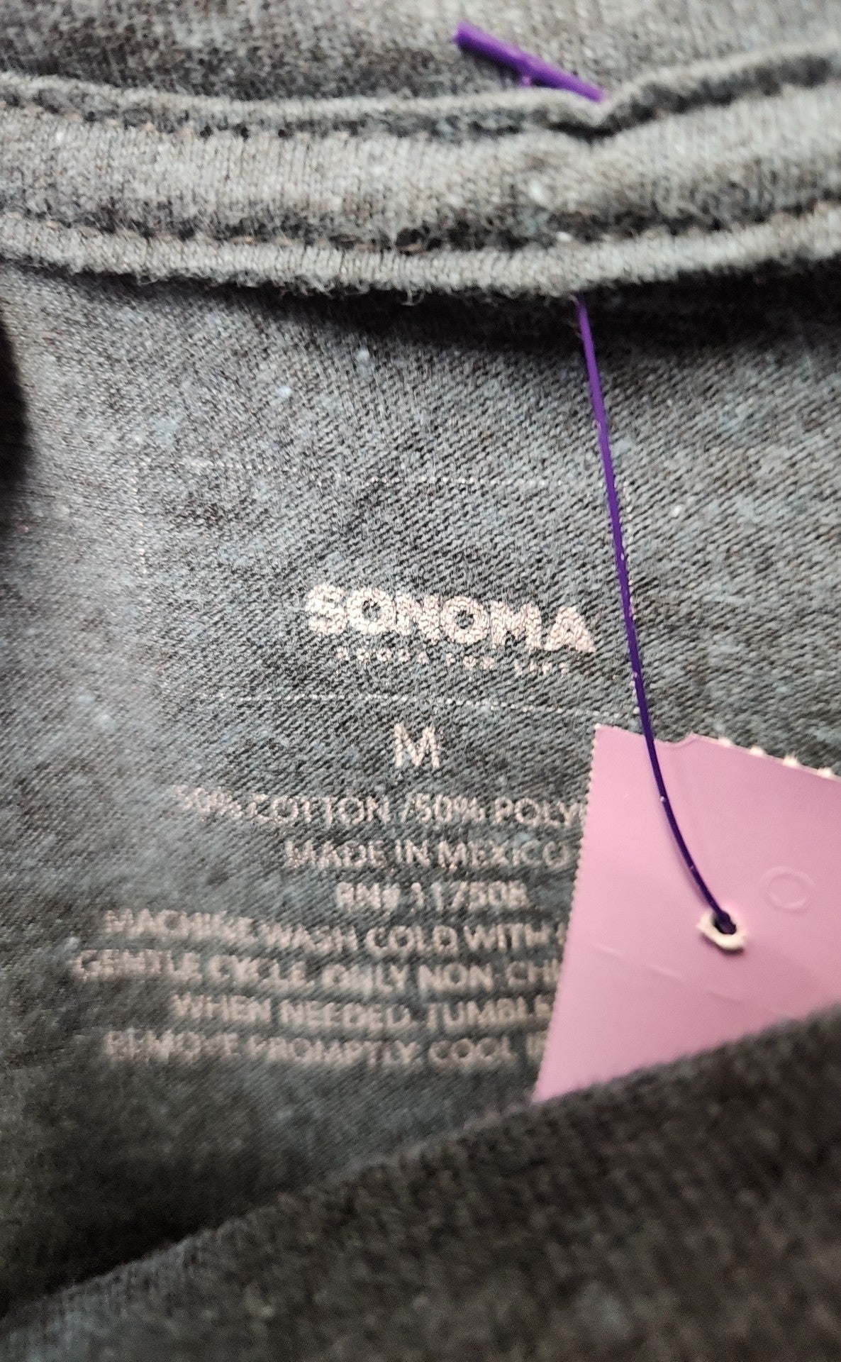 Sonoma Men's Size M Teal Shirt