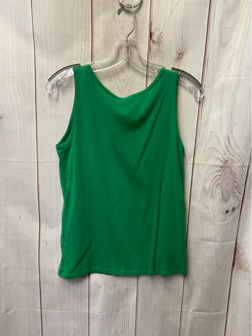 Lands End Women's Size S Green Sleeveless Top