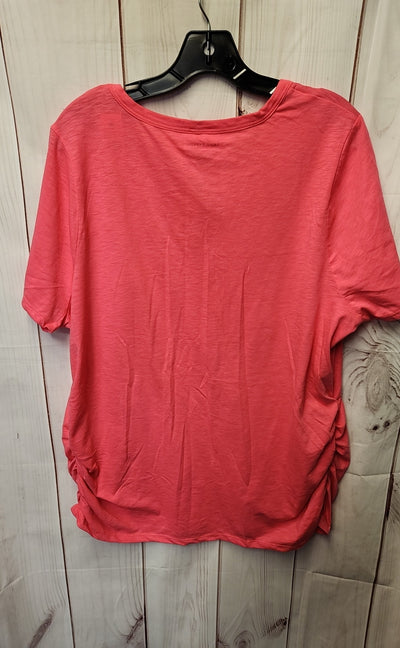 Lane Bryant Women's Size 18/20 Pink Short Sleeve Top