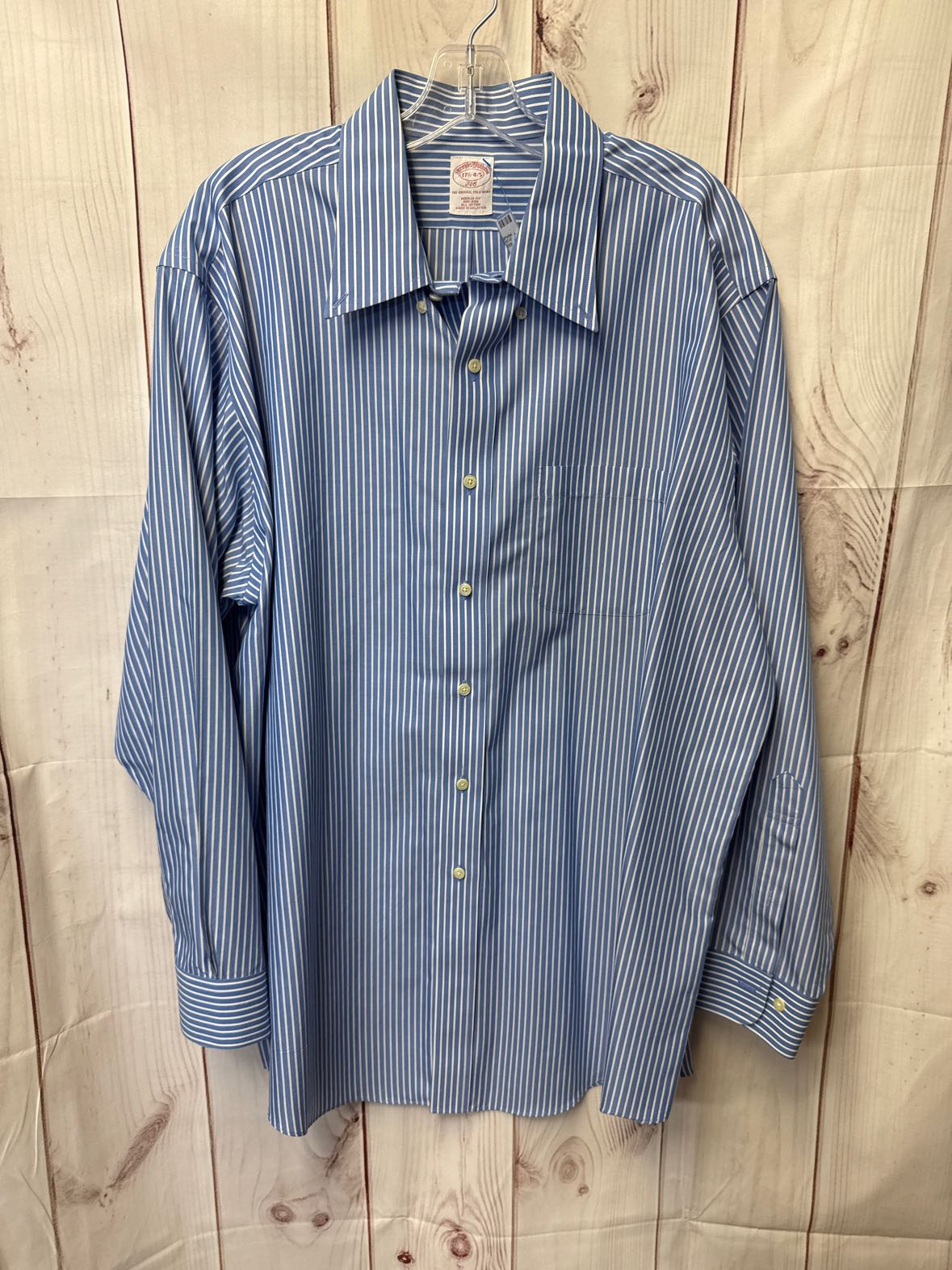 Brooks Brothers Men's Size XL Blue Shirt