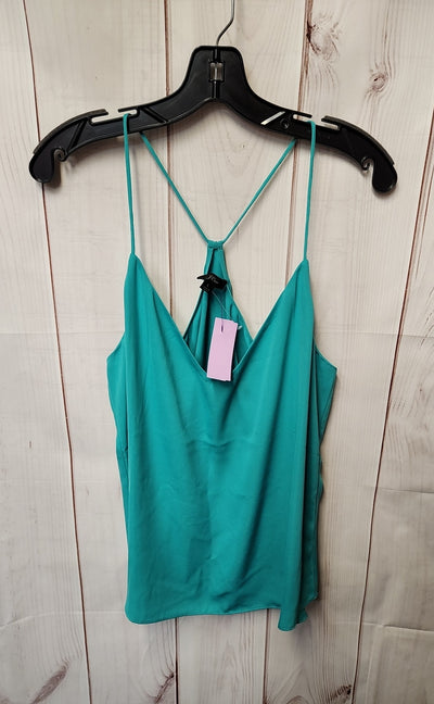 J Crew Women's Size L Turquoise Sleeveless Top