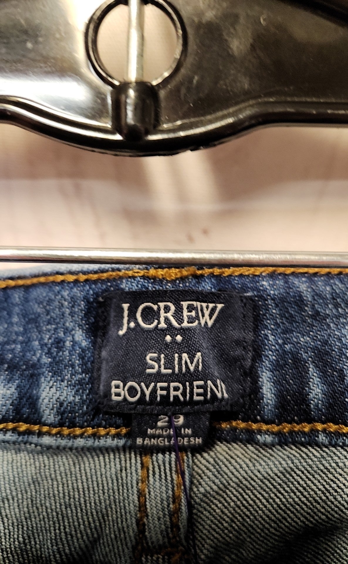 J Crew Women's Size 29 (7-8) Blue Jeans Slim Boyfriend