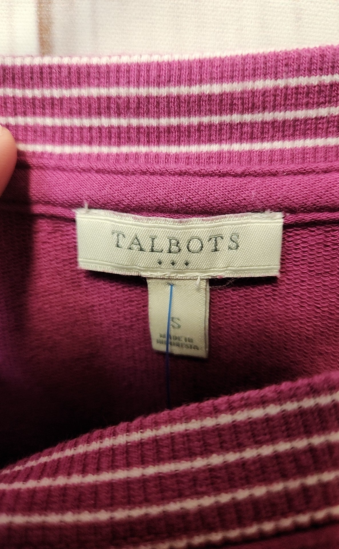 Talbots Women's Size S Purple Sweatshirt