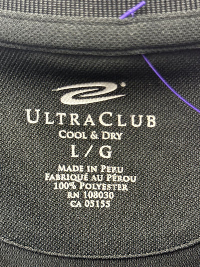 Ultra Club Men's Size L Black Shirt