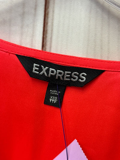 Express Women's Size XXS Coral Sleeveless Top