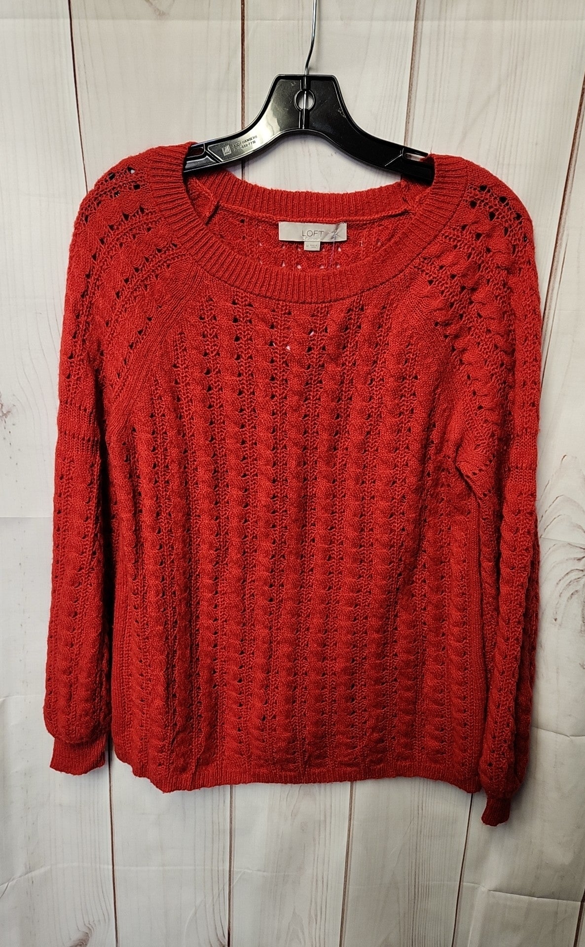 Loft Women's Size M Red Sweater