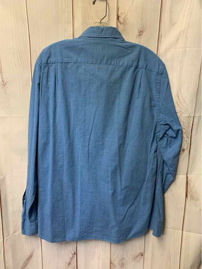 J Crew Men's Size L Blue Shirt