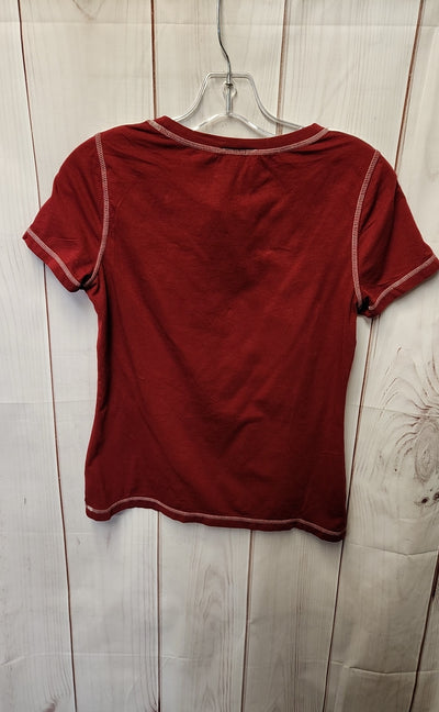 Loft Women's Size XS Red Short Sleeve Top