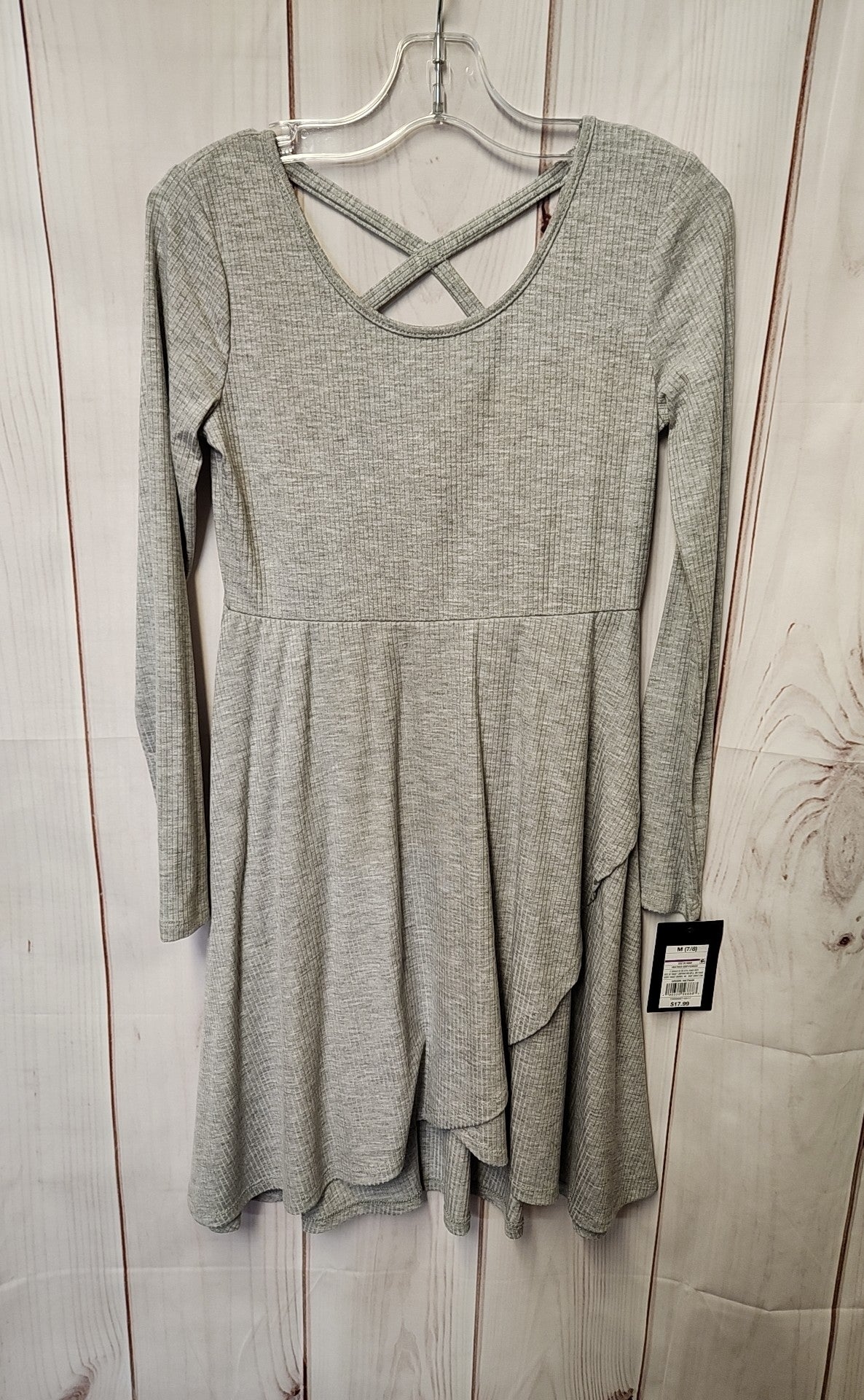 Art Class Girl's Size 7/8 Gray Dress NWT