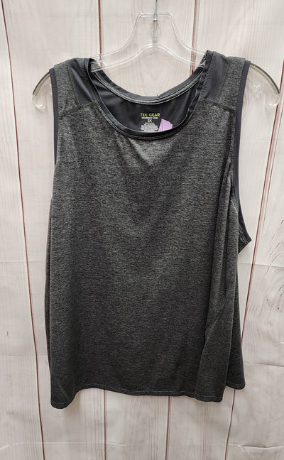 Tek Gear Women's Size 2X Gray Sleeveless Top