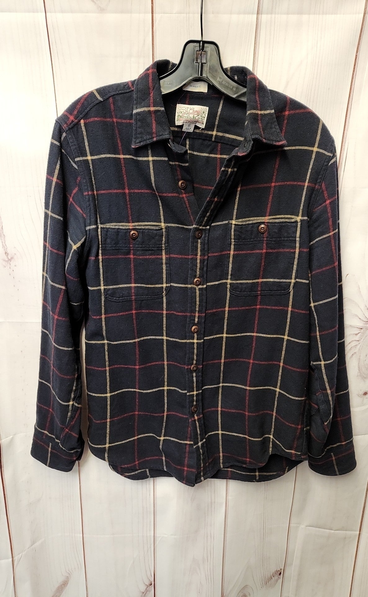 J Crew Men's Size S Black Shirt