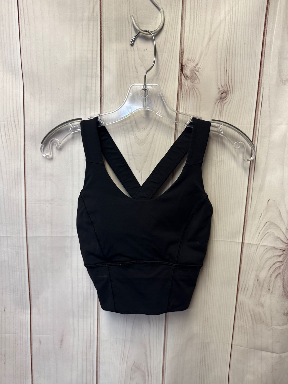 Lululemon Women's Size 4 Black Sports Bra