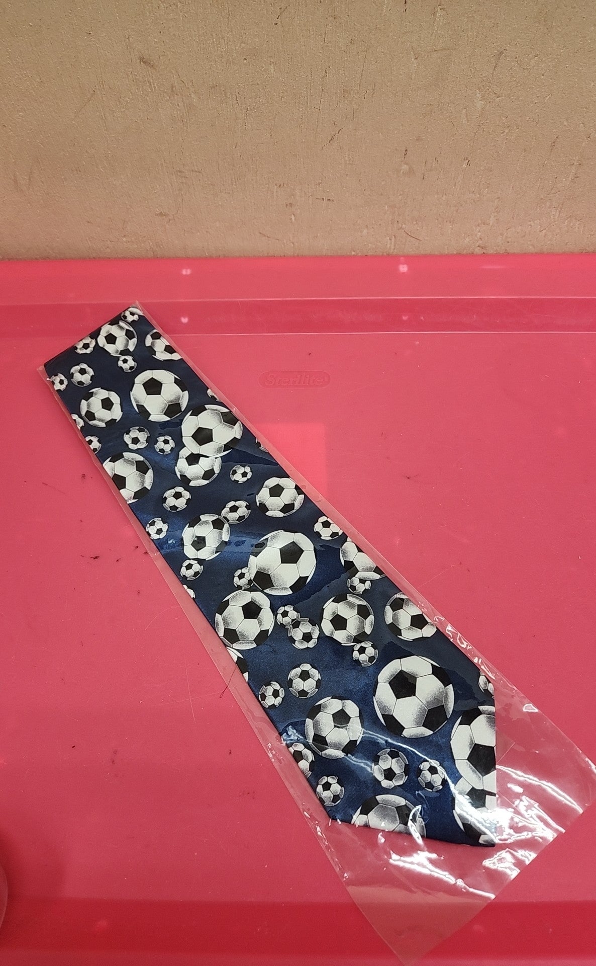 Christian Pelini Navy Necktie Soccer/Football