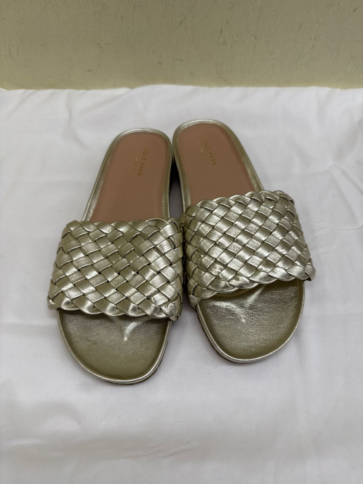 Cole Haan Women's Size 9-1/2 Gold Sandals