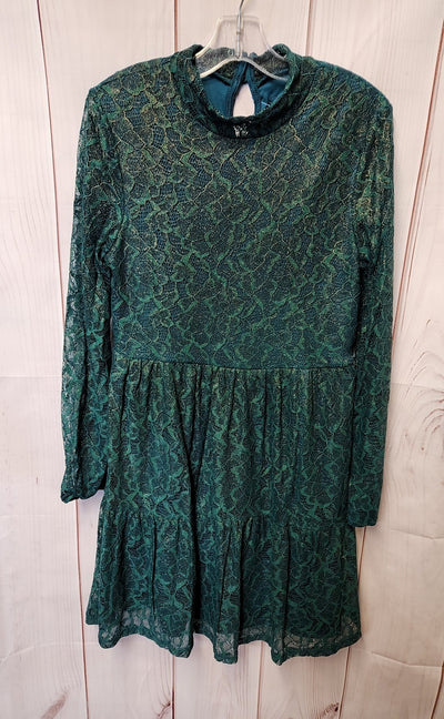 Art Class Girl's Size 10/12 Green Dress