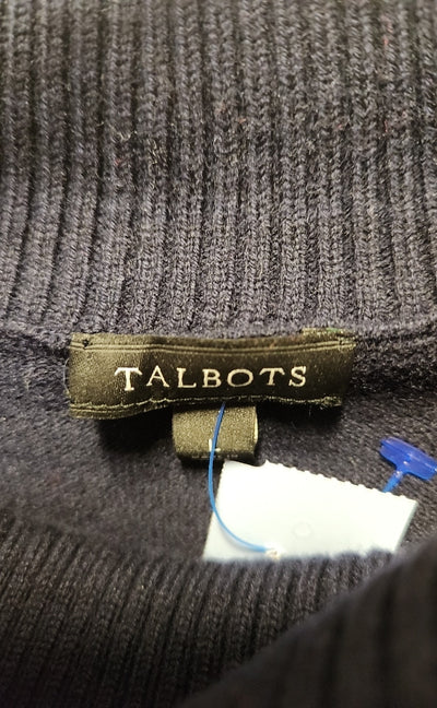 Talbots Women's Size L Navy Sweater