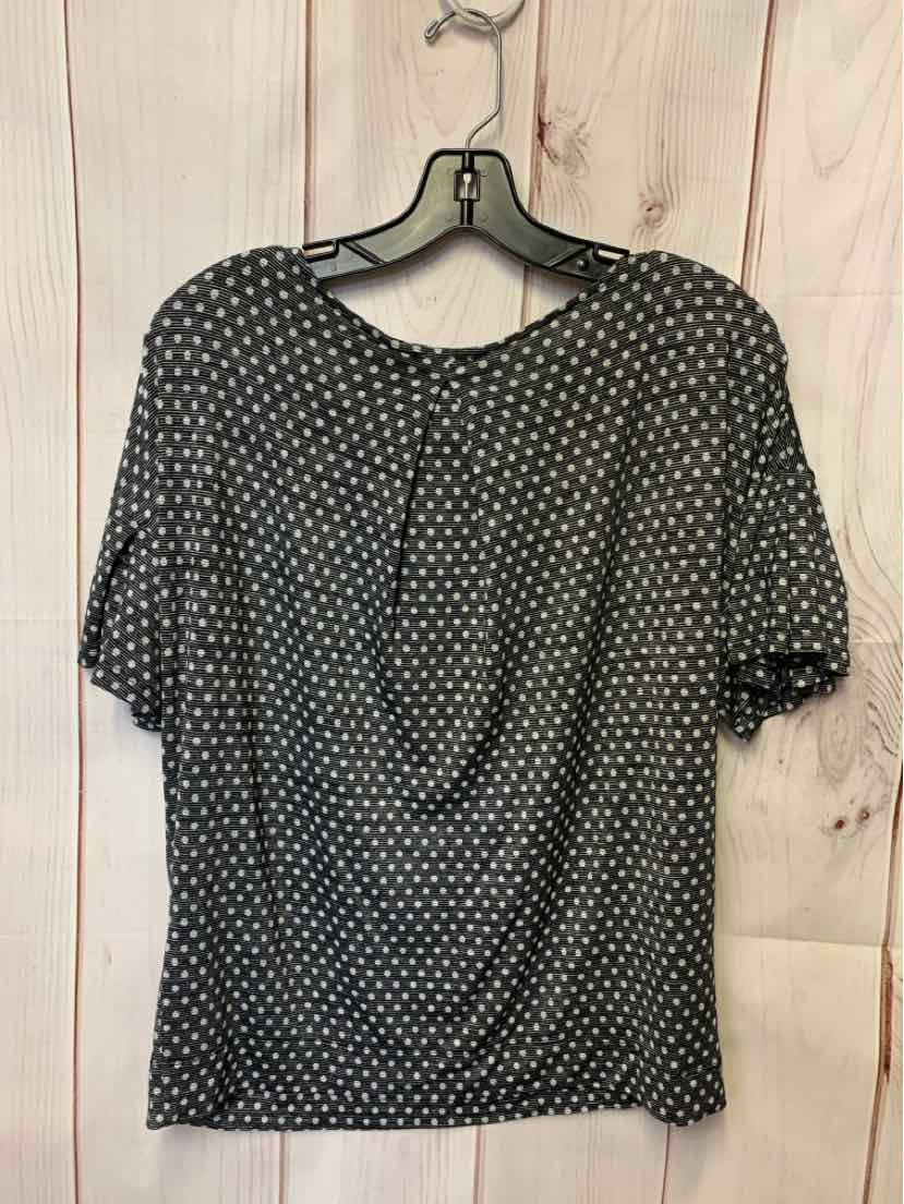 Jones New York Women's Size S Black Short Sleeve Top