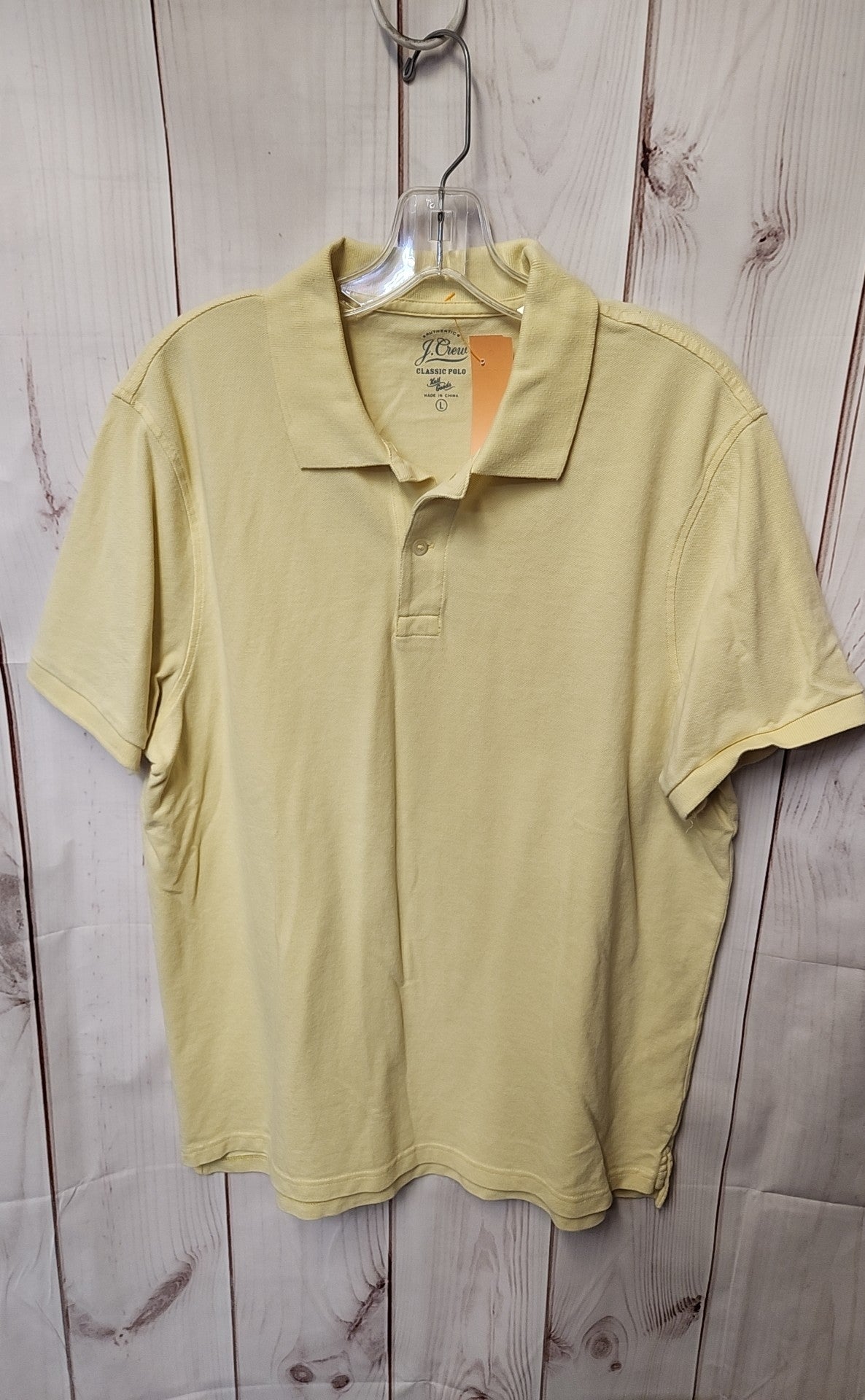 J Crew Men's Size L Yellow Shirt