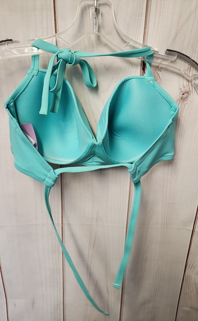 Shade Shore Women's Size 36D Blue Swim Top