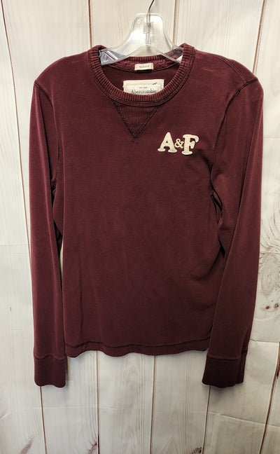 Abercrombie & Fitch Men's Size M Red Sweatshirt