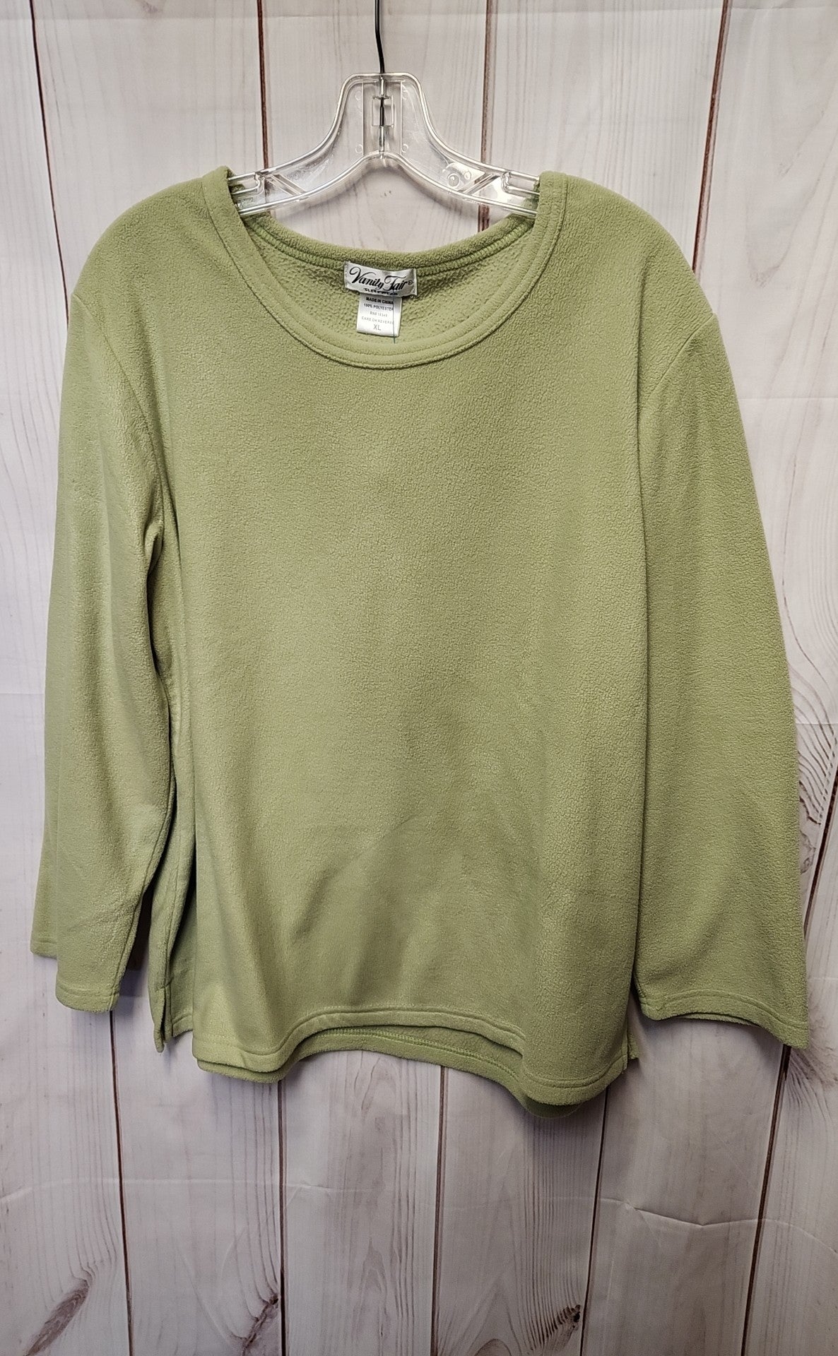 Vanity Fair Women's Size XL Green Sweatshirt