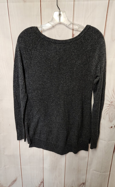 American Eagle Women's Size M Gray Long Sleeve Top