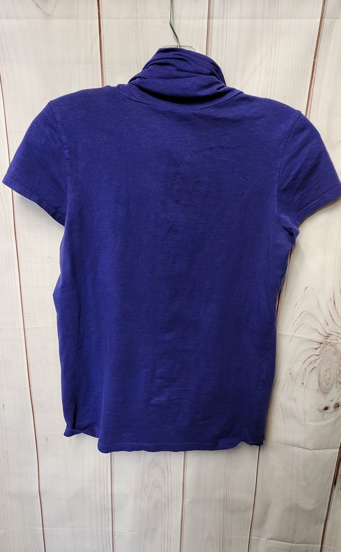 Theory Women's Size L Purple Short Sleeve Top