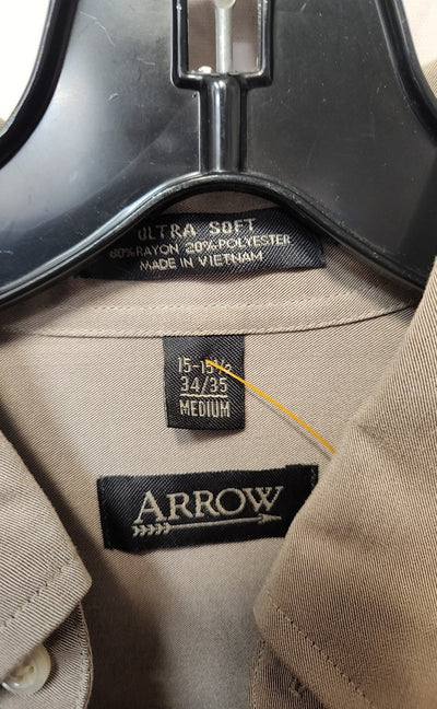 Arrow Men's Size M Brown Shirt