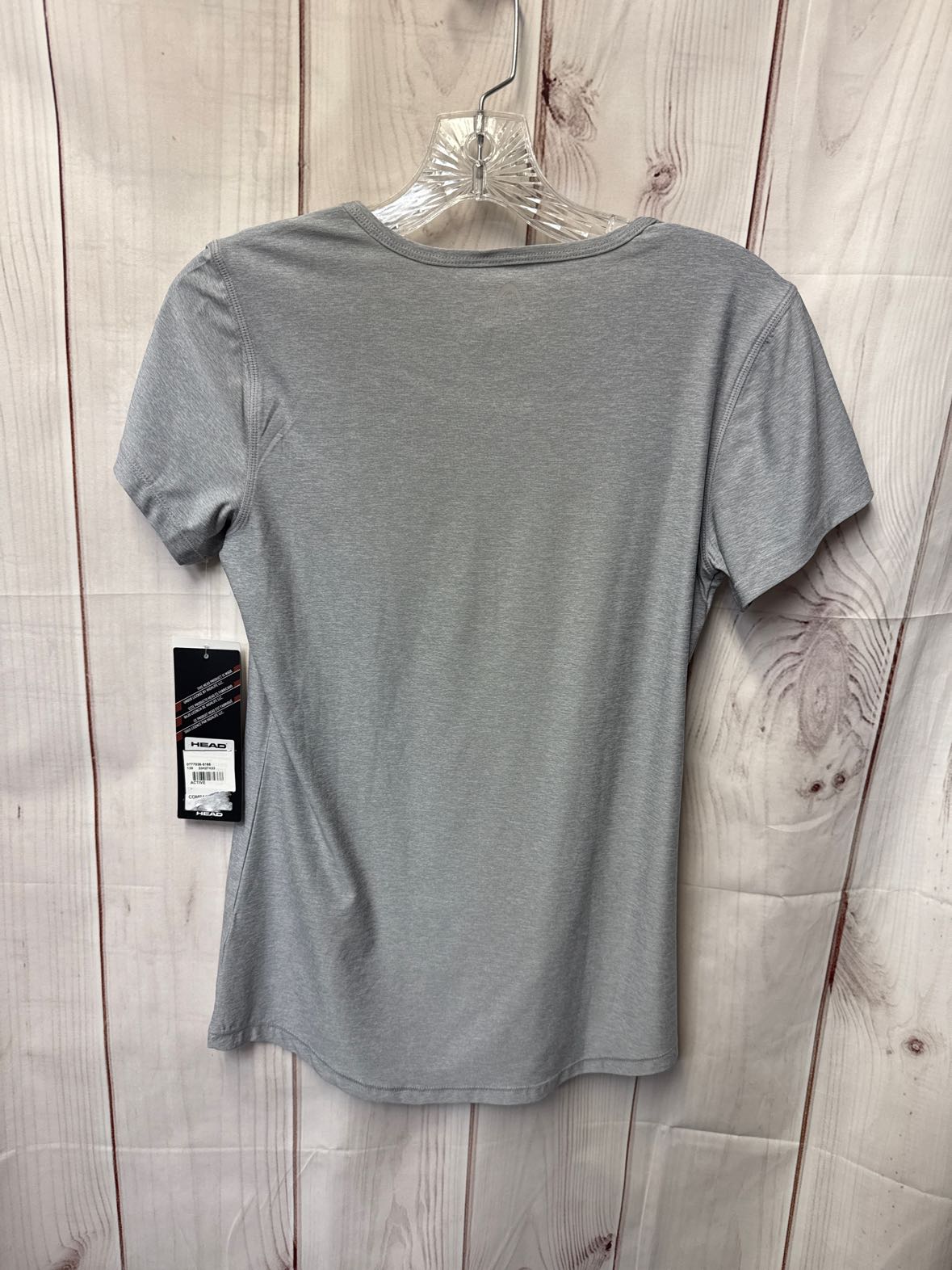 NWT Ahead Women's Size XS Gray Short Sleeve Top