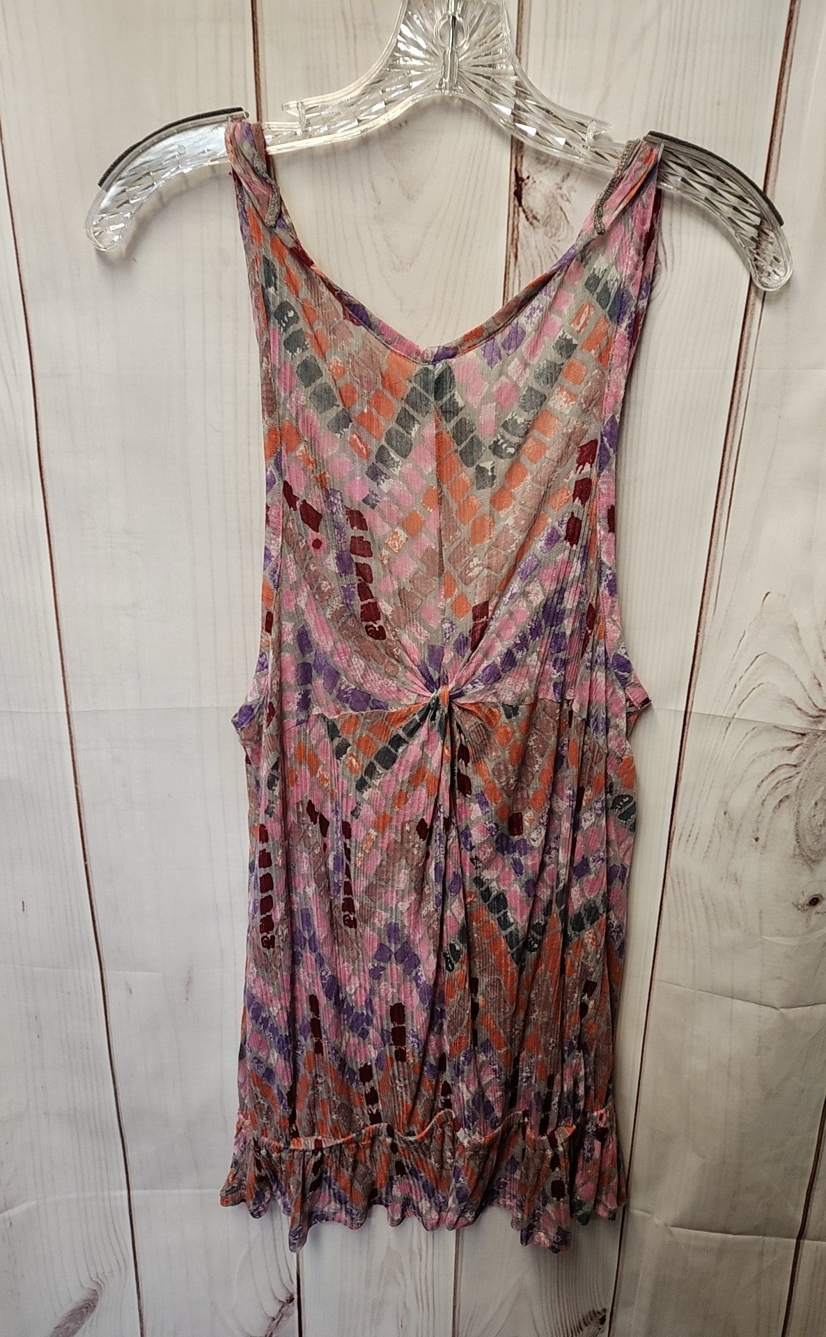 Free People Women's Size M Pink Sleeveless Top