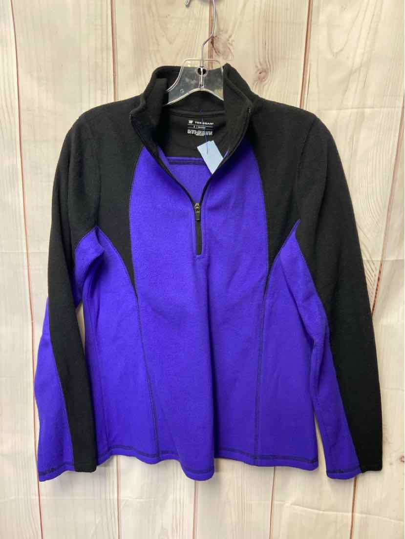 Tek Gear Women's Size S Black & Purple Sweatshirt