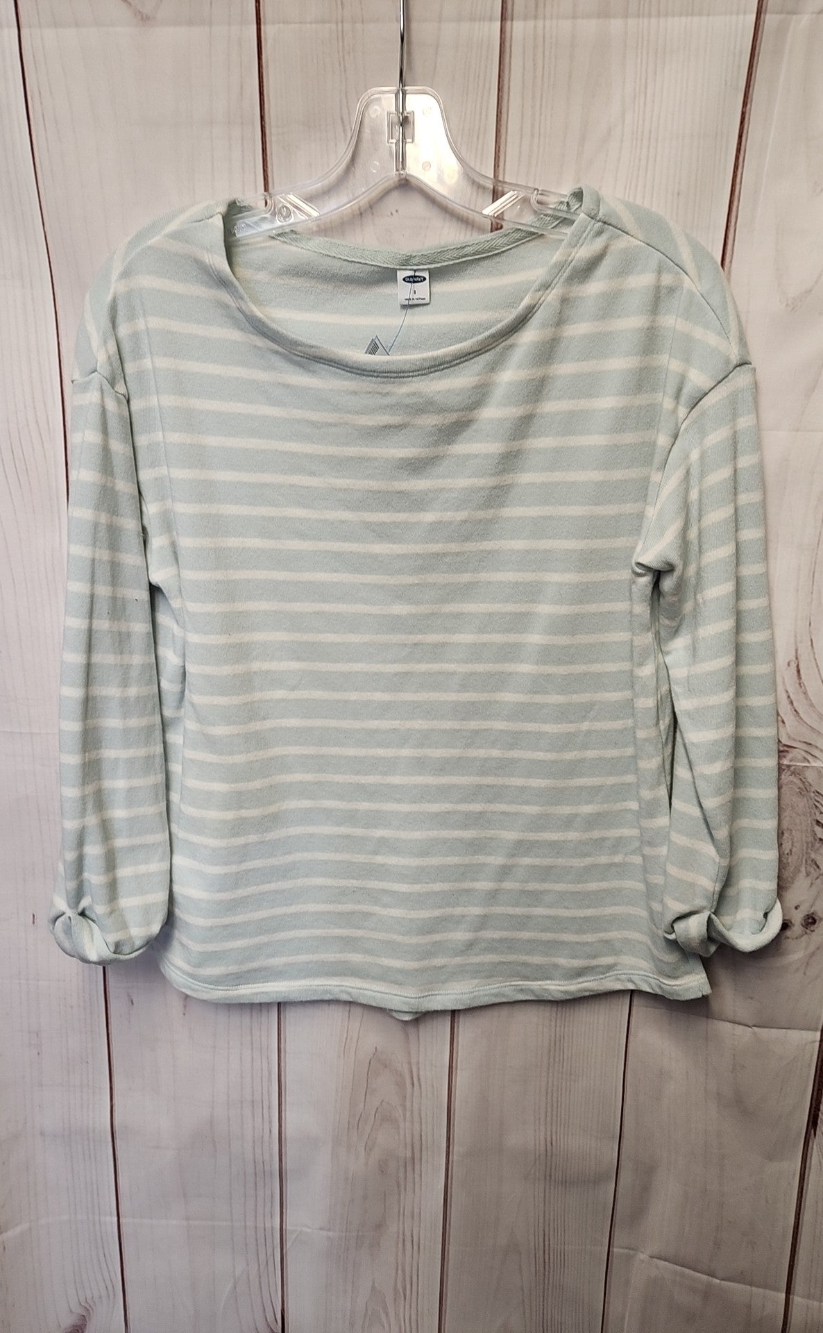 Old Navy Women's Size S Turquoise 3/4 Sleeve Top