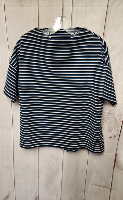 Betty Barclay Women's Size 12 Navy Short Sleeve Top