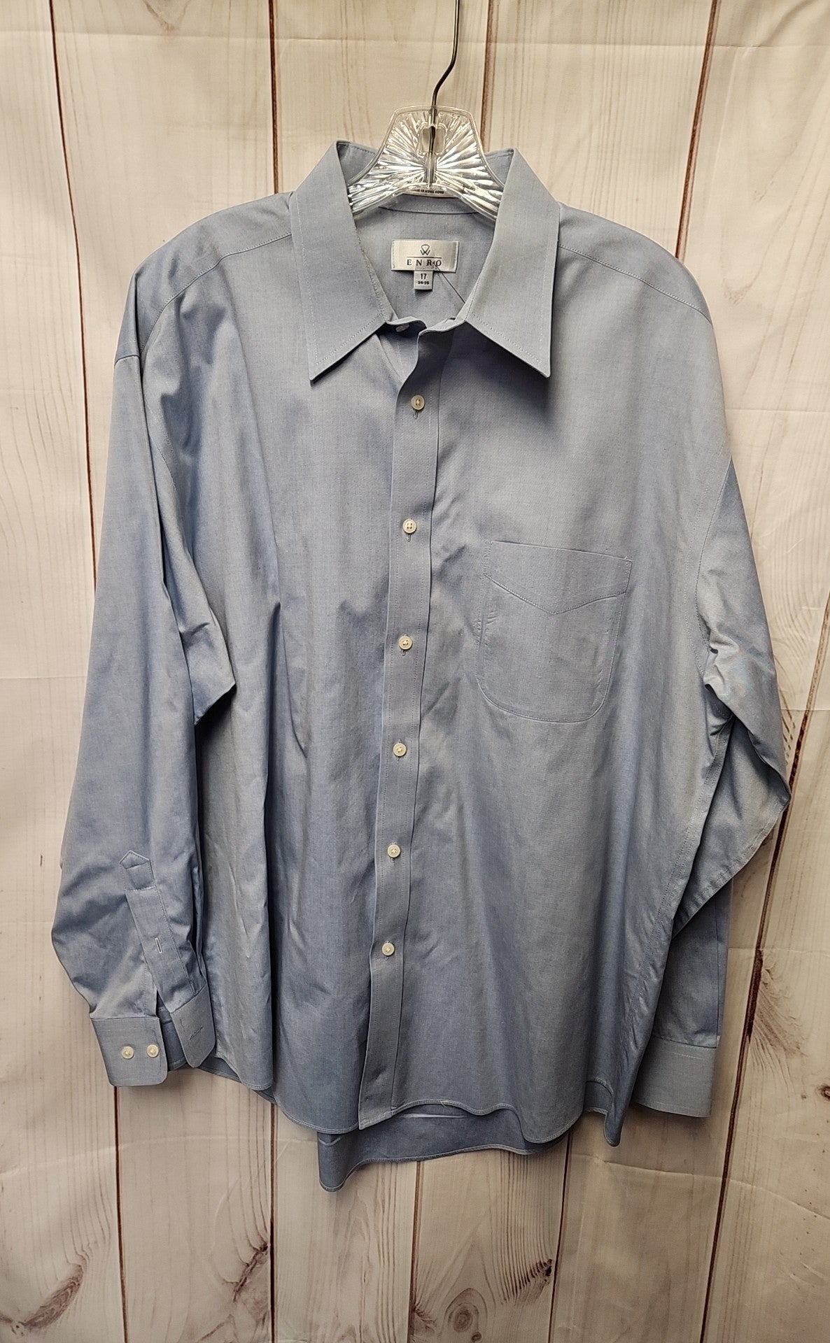 Enro Men's Size XL Blue Shirt